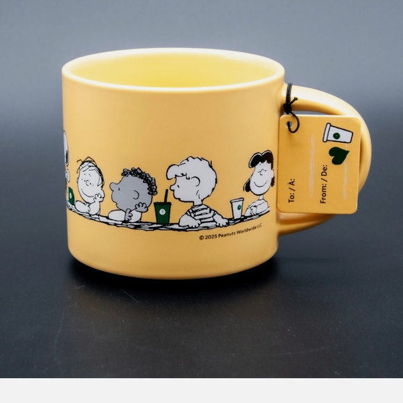 New Peanuts Starbucks Friendship Ceramic 14 ounce Mug - Picture 7 of 8
